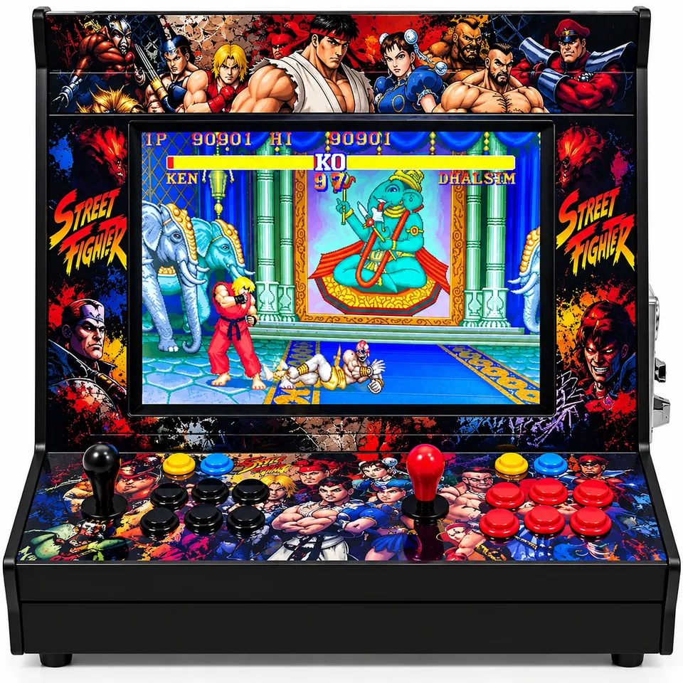 17” Ekranlı Bartop Arcade 10.000+ Oyunlu Metal Arcade Kabin