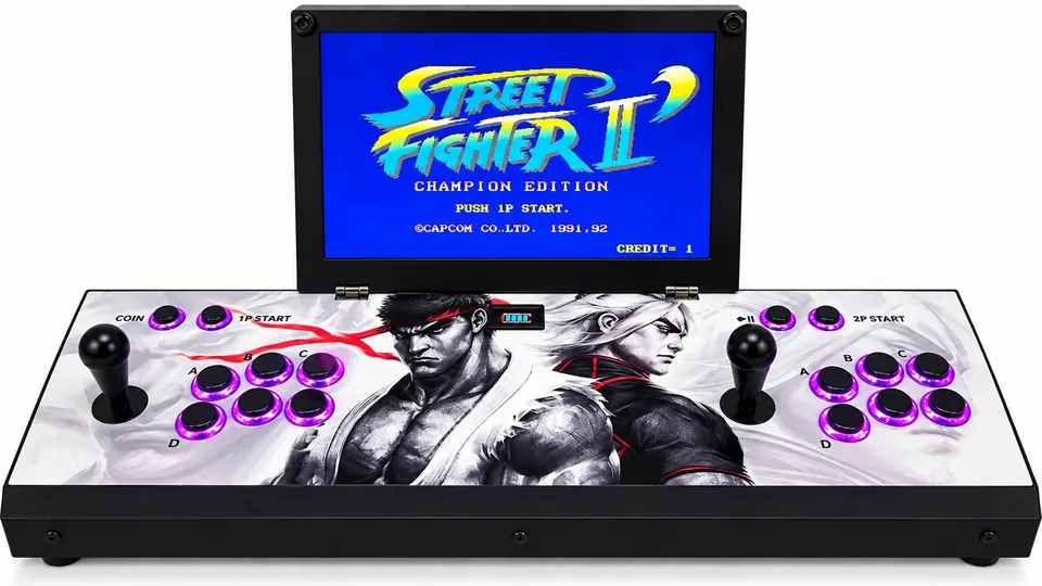14” Şarjlı Ekranlı Arcade 10.000+ Oyunlu Metal Arcade Kabin