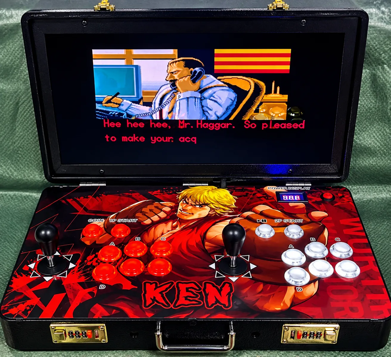 19” Şarjlı Taşınabilir Ekranlı Arcade 10.000+ Oyunlu Metal Arcade Kabin — görsel 6