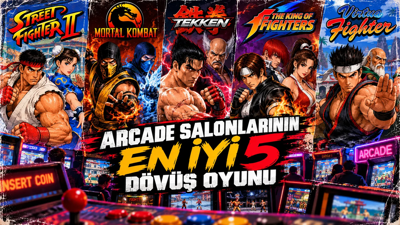 Arcade Salonlarının En İyi 5 Dövüş Oyunu