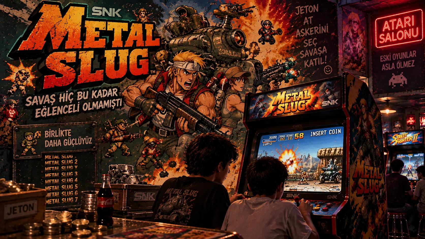 Metal Slug: Arcade Salonlarının Savaş Klasiği