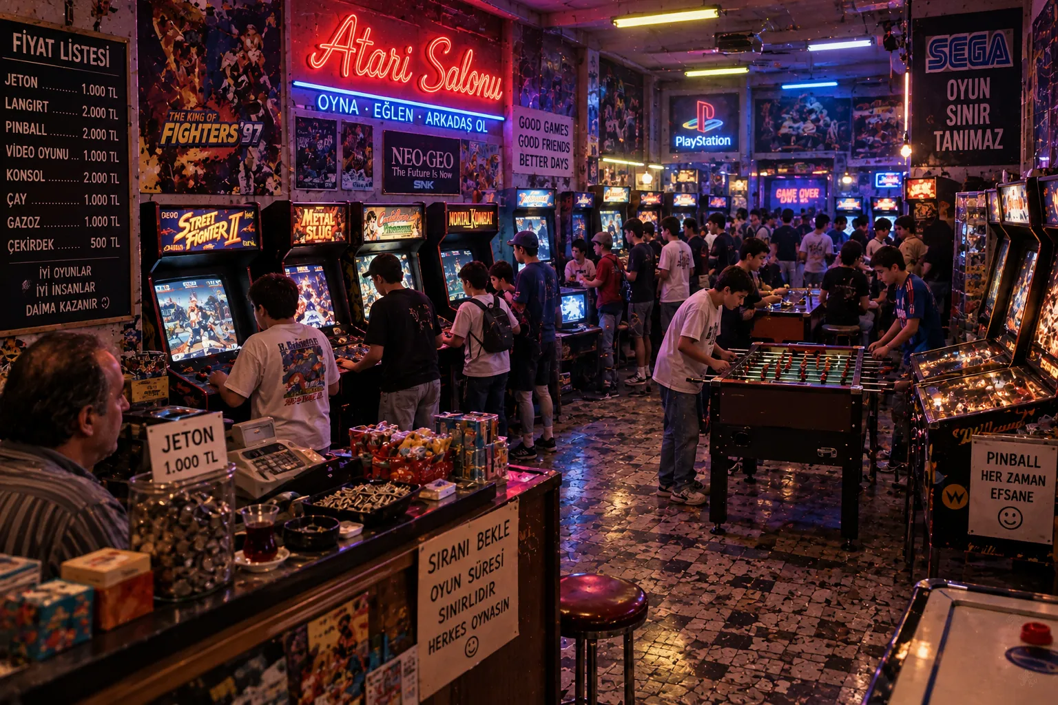 Bir Atari Salonunun İçinde Neler Vardı?