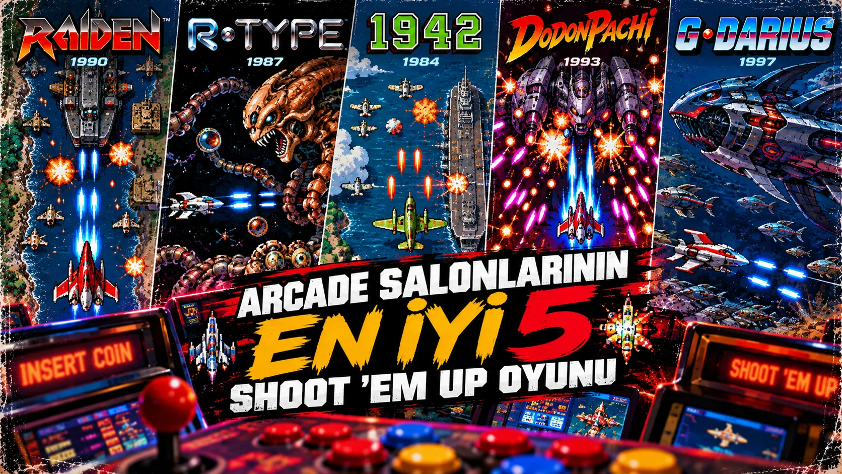Arcade Salonlarının En İyi 5 Shoot ’em Up Oyunu