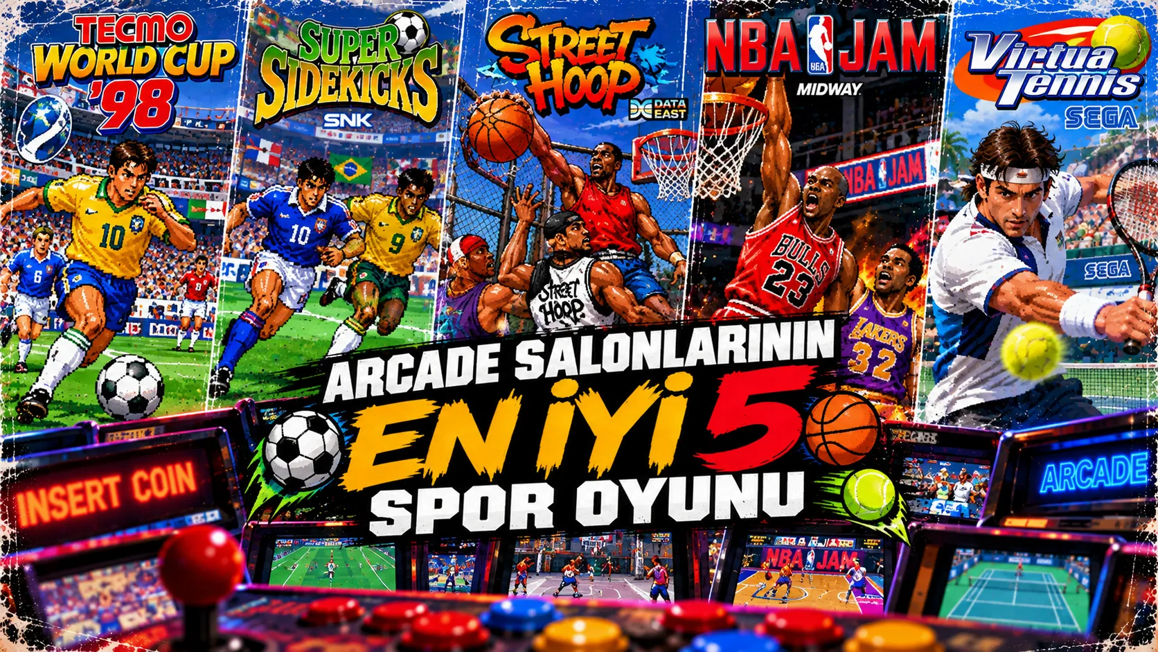 Arcade Salonlarının En İyi 5 Spor Oyunu